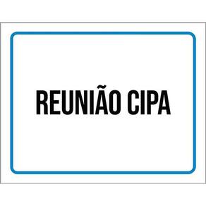 Kit 3 Placas Ambiente Sinalização Setor Reunião Cipa