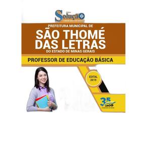 Apostila São Thomé Das Letras Mg - Professor Educação Básica
