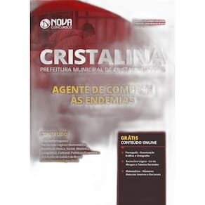 Apostila Cristalina Go 2019 - Agente De Combate Às Endemias