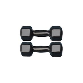 Par De Halter Sextavado Emborrachado 1Kg Academia Treino