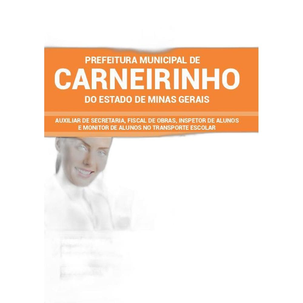 Apostila Carneirinho - Mg - 2019 - Diversos Cargos