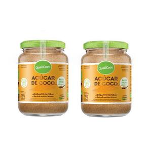 Kit 2X: Açúcar De Coco Qualicoco 280G