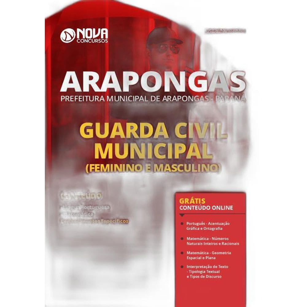 Apostila Arapongas - Guarda Municipal Feminino E Masculino