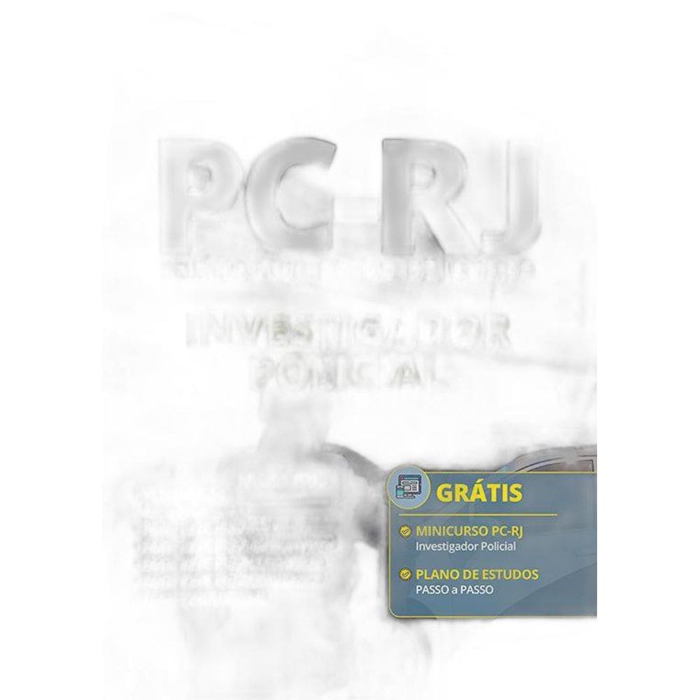 Apostila Pc Rj - Investigador Policial