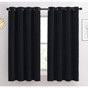 Cortina Alice Para Sala Quarto Cozinha 3,00X1,80M Preta