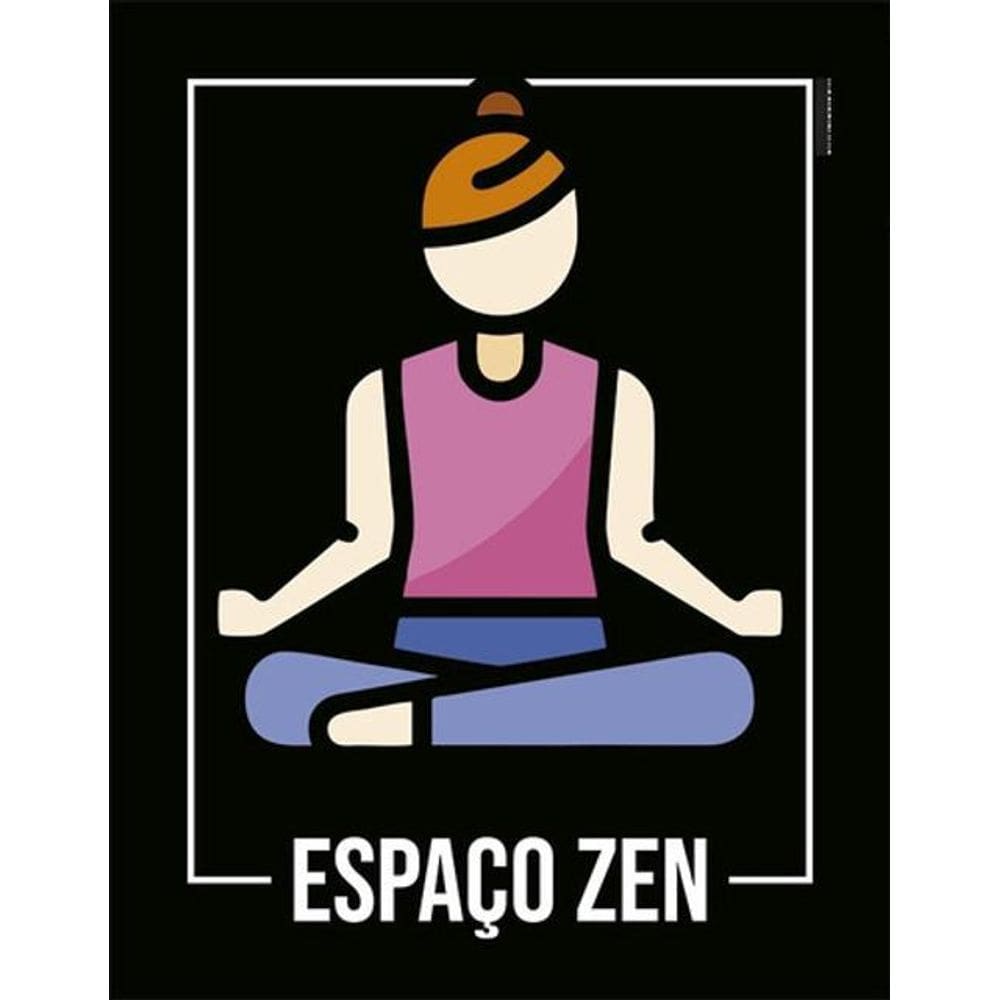 Kit 3 Placas Desenho Espaço Zen
