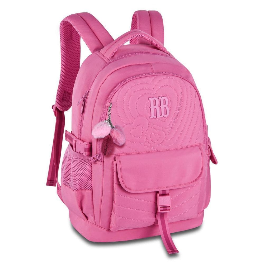 Mochila Rebecca Bonbon De Costas Passeio Juvenil - Rosa