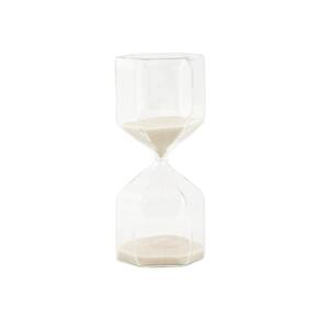 Ampulheta Decorativa Em Vidro Decorativa Geométrica 30 Min