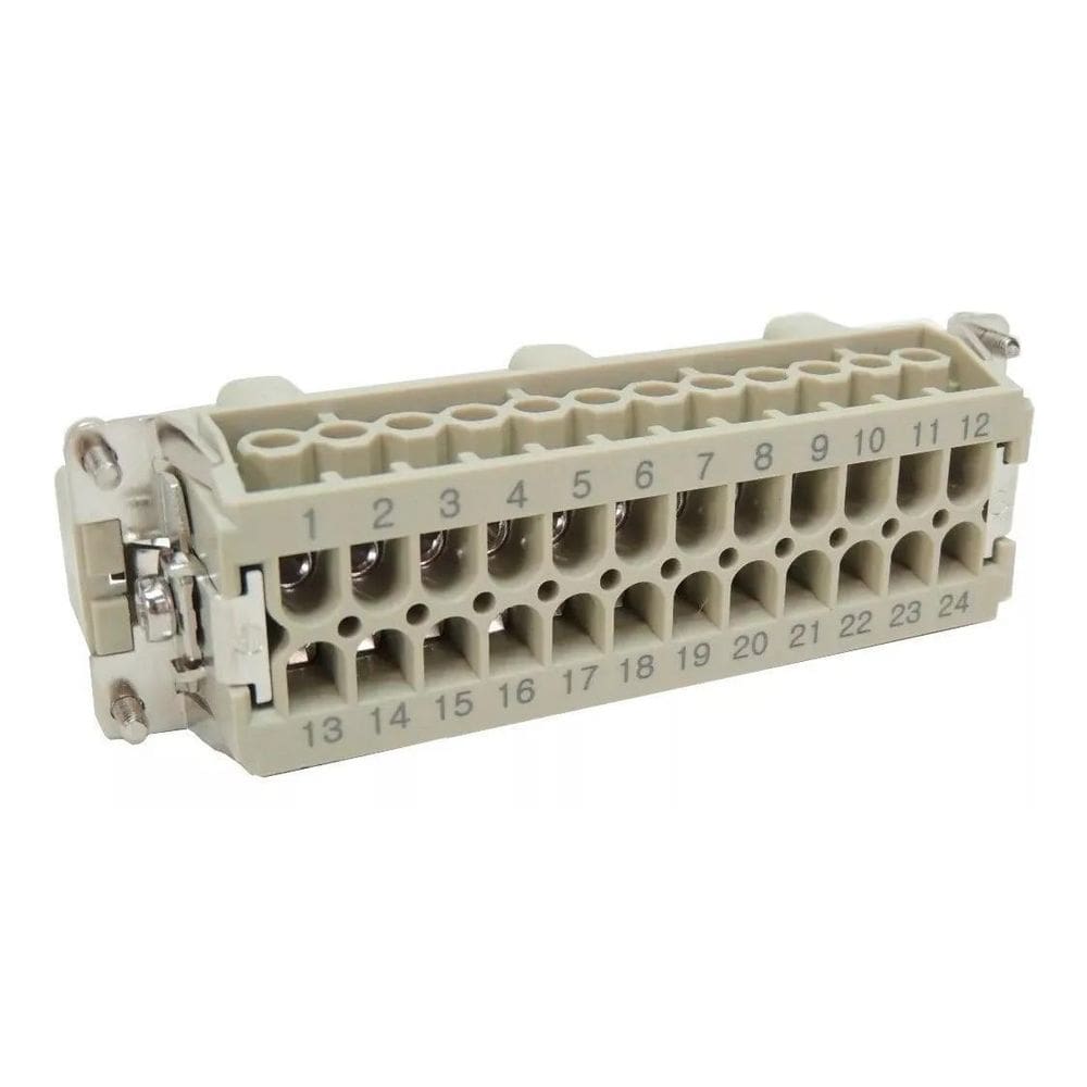Tomada Inserto Macho 24 Polos E Terra Morning G He-024-M 16A