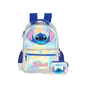 Kit Escolar Lilo Stitch 3D Mochila Costas + Estojo Box 681