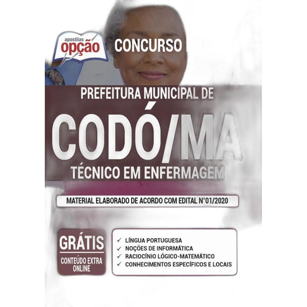 Apostila Concurso Codó Ma - Técnico Em Enfermagem
