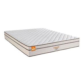 Colchão Queen Pequim 158x198cm Molas Ultralastic Softgel Inducol Cr445d Branco/bege Branco/bege