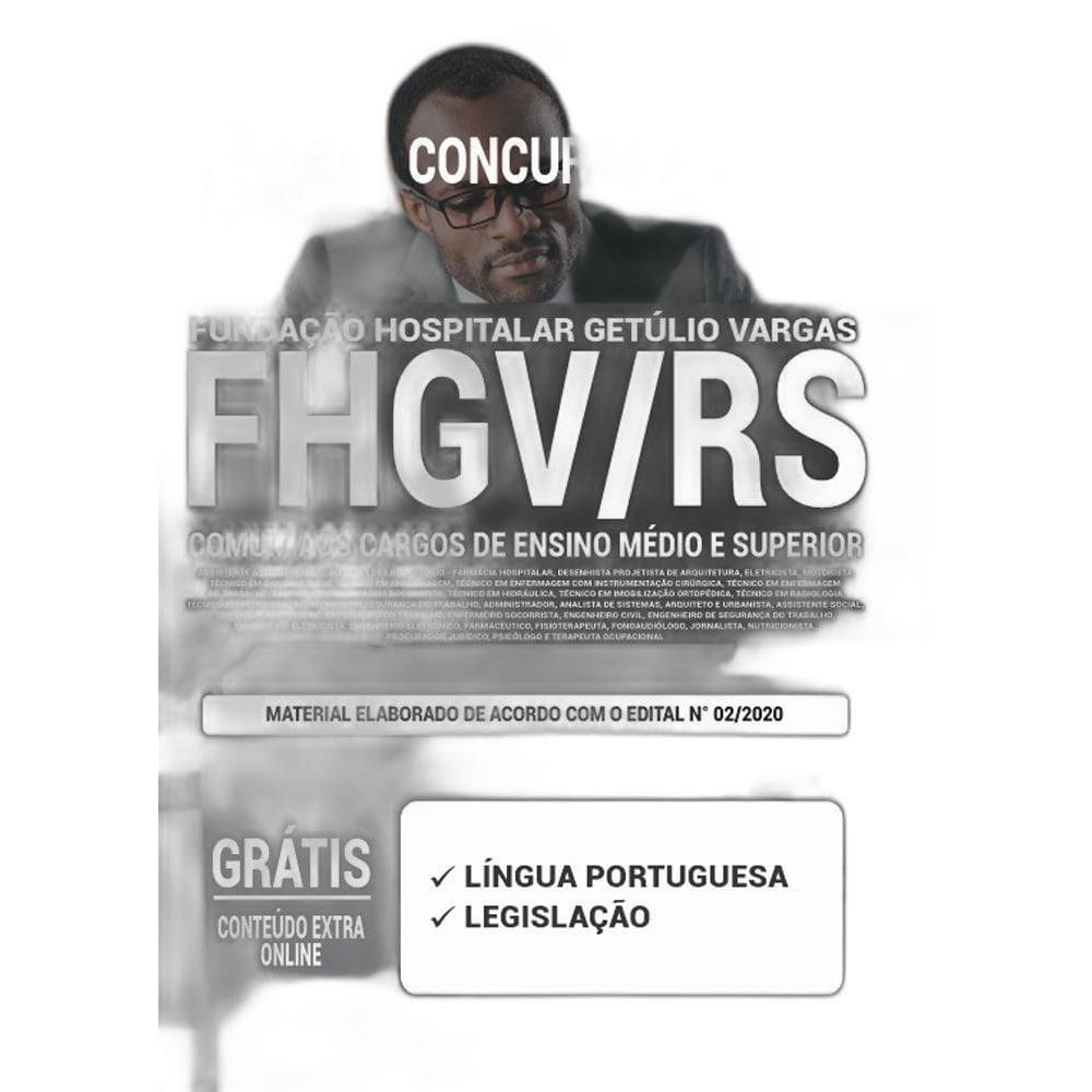 Apostila Fhgv Rs Comum Aos Cargos De Ensino Médio E Superior