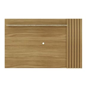 Painel Para Tv Até 52 Polegadas 160cm Com Prateleira Multimóveis Cr45272 Amêndoa/palha