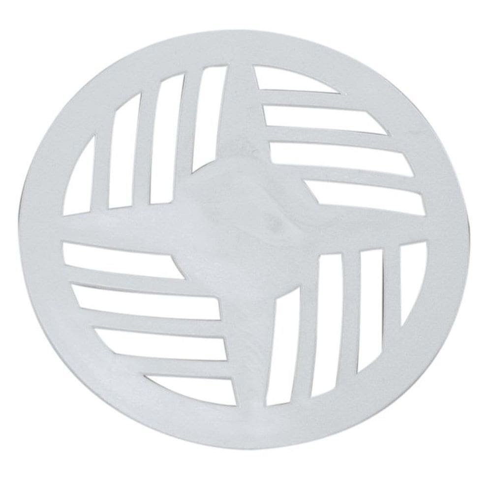 Kit 3 Grelha Redonda com Diâmetro de 9,7cm em PVC Modelo II Astra Branco