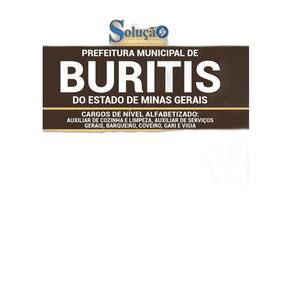 Apostila Concurso Buritis MG - Cargos de Nível Alfabetizado