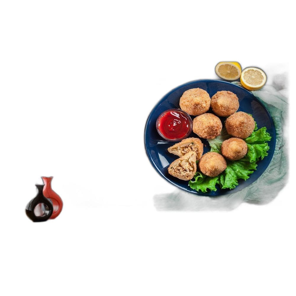 Papel De Parede Alimentos Salgados Coxinha Bar 3,5M Al524