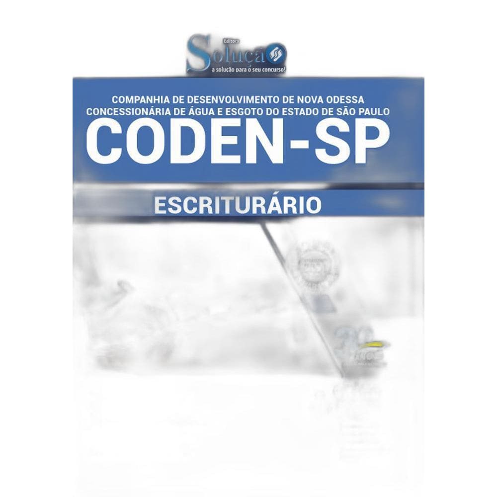 Apostila Concurso Coden Sp - Escriturário