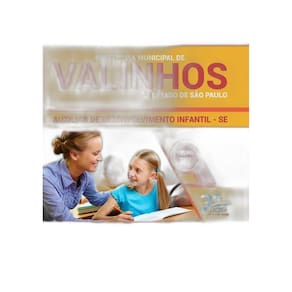 Apostila Valinhos 2019 Auxiliar de Desenvolvimento Infantil