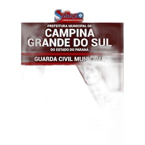 Apostila Concurso Campina Grande Do Sul Pr Guarda Municipal