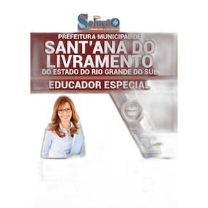 Apostila Santana Do Livramento Rs - Educador Especial