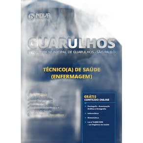 Apostila Guarulhos SP 2019 Técnicoa de Saúde Enfermagem