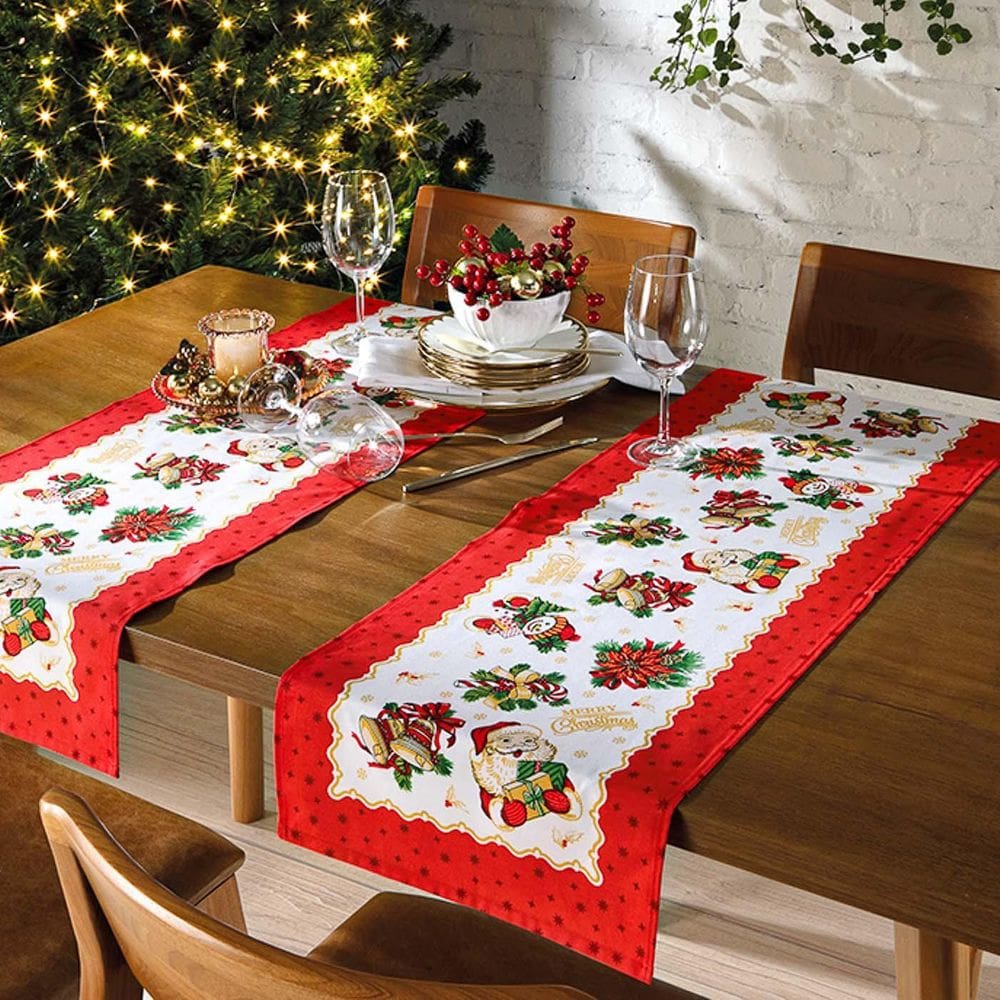 Trilho De Mesa Dohler Athenas 1 Peça 35Cm X 1,00 M Natal 111