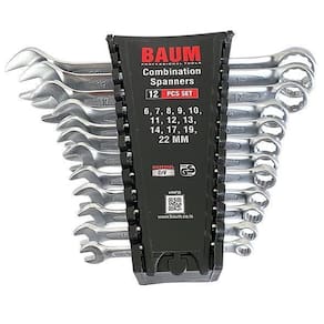 Kit Chave Combinada 12 Pcs Baum 6Mm A 22Mm