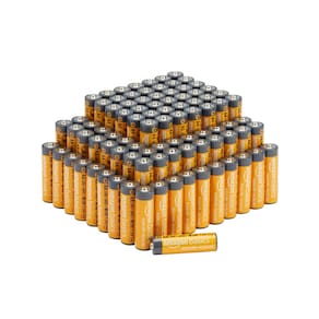 Bateria Amazon Basics AA alcalina 1,5 V, pacote com 100