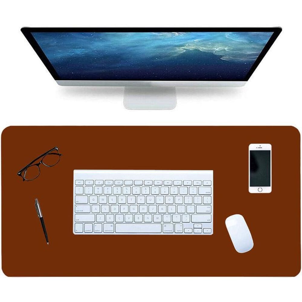 Deskpad Couro Gamer Escritório Mesa Decoração120X40