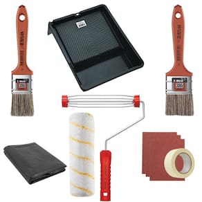 Rolo Pintura + Garfo + Trincha 38Cm E 50Mm + Bandeja 2,7L