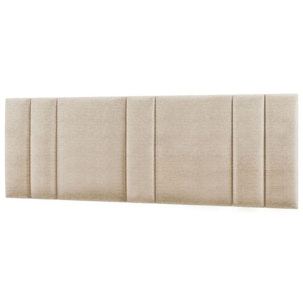 Cabeceira Estofada Iluminação Led Stella Cama King Size 200 Cm Linho Bege