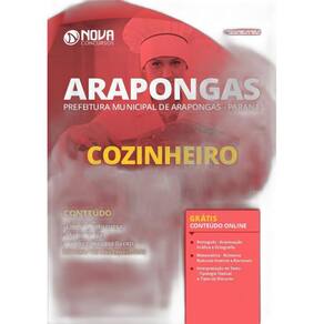Apostila Prefeitura Arapongas Pr - Cozinheiro