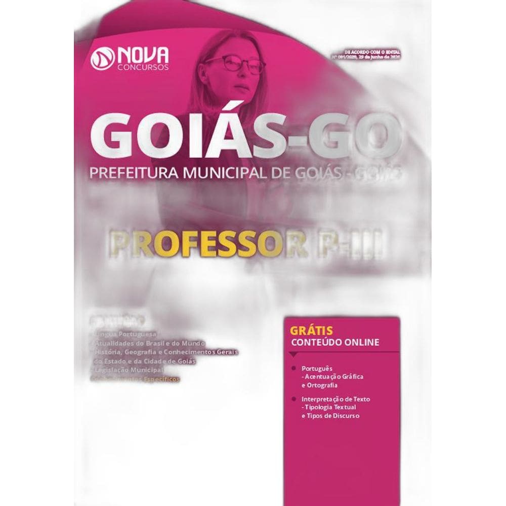 Apostila Concurso Goiás Go - Professor P 3