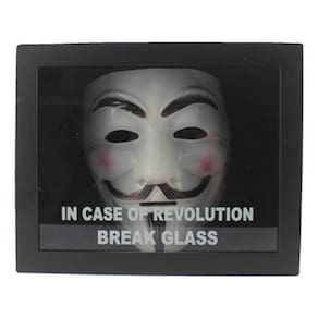 Quadro Geek Decorativo Revolução V De Vingança Coleção