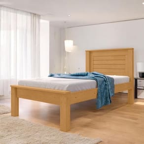 Cama Solteiro Confortável E Moderna Milena Naturalle