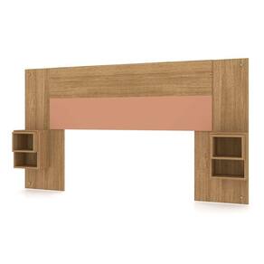 Cabeceira Painel Casal Regulável Com Mesas De Apoio Luxo Nature-camarim - Pallazio