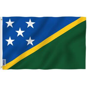 Bandeira Anley Ilhas Salomão 90x150cm Poliéster
