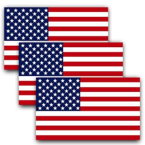 Adesivos de carro Anley American US Flag Reflective 8 x 5 cm (3 Pa)