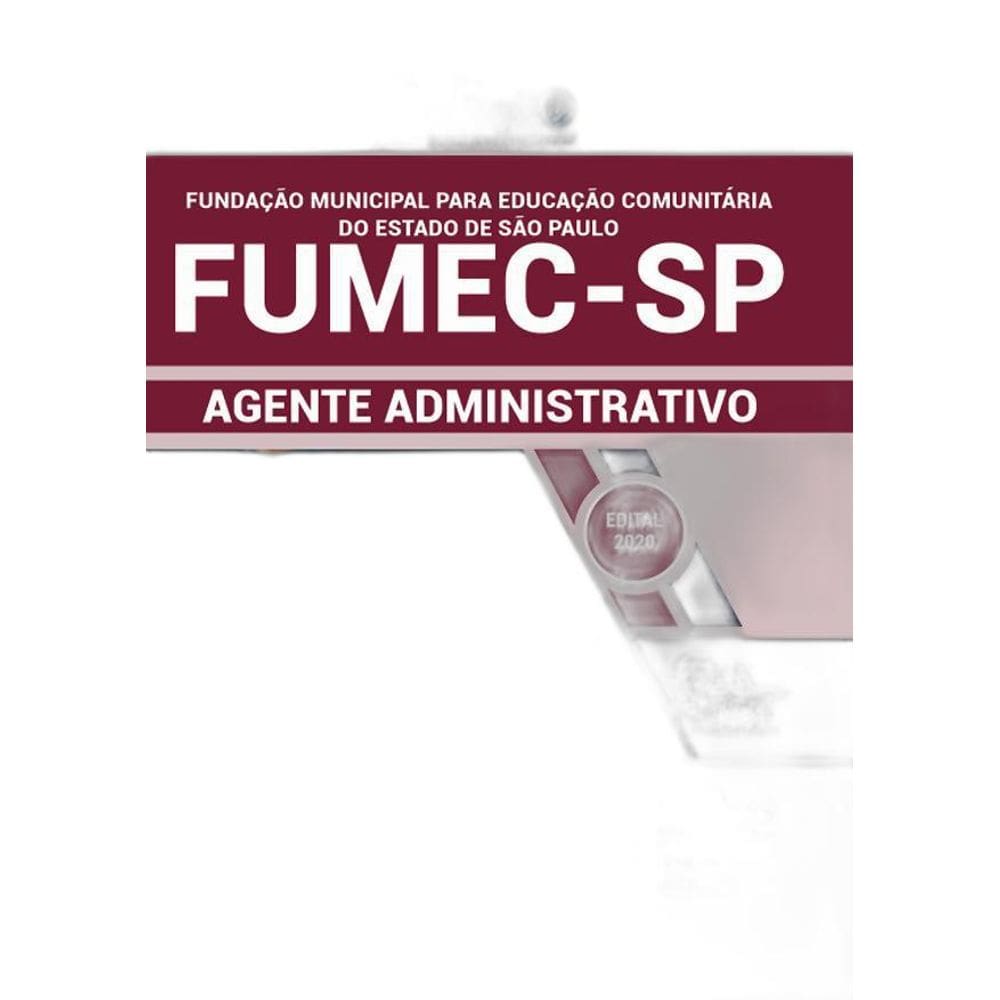 Apostila Fumec Sp - Agente Administrativo