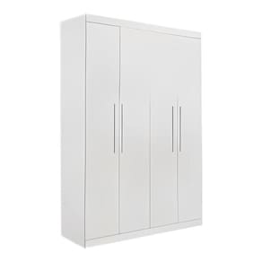 Guarda Roupa Ubatuba 4 Portas 3 Gavetas Valverde Branco