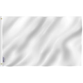 Bandeira Anley Fly Breeze Branco Sólido 120x180cm Poliéster