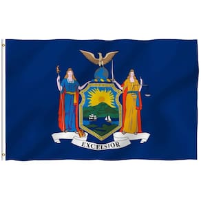 Bandeira Anley Fly Breeze, Estado de Nova York, 90x150cm, poliéster