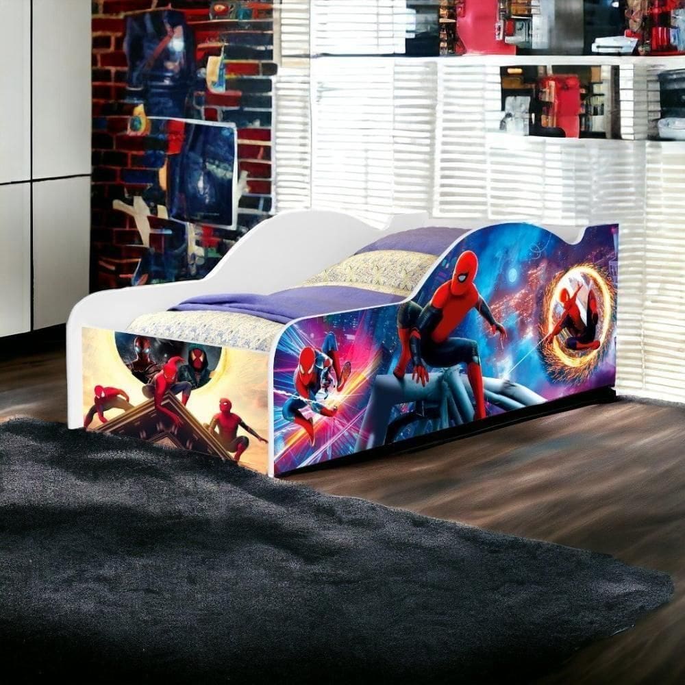 Cama Infantil Carro Spider Com Colchão Cambel