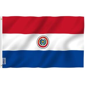 Bandeira Anley Fly Breeze Paraguai 90x150cm Poliéster