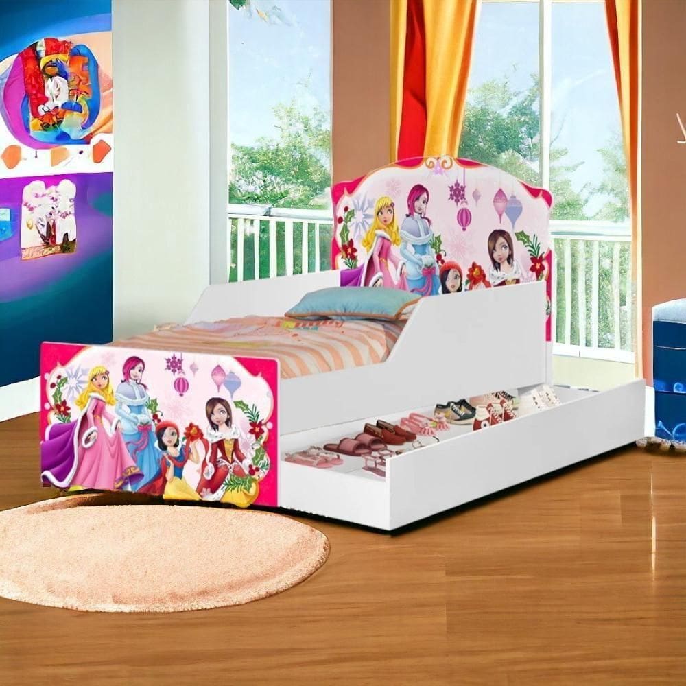 Cama Infantil Lívia Princesa Com Auxiliar Cambel