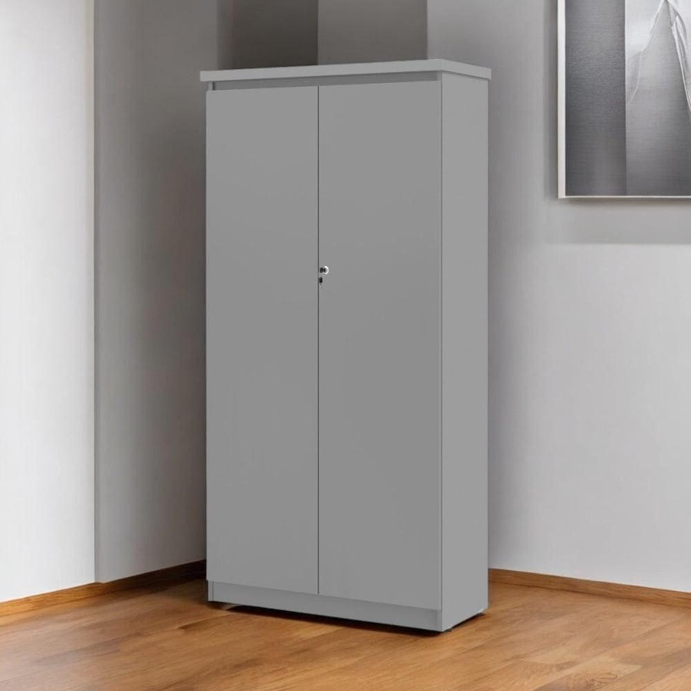 Armário Multiuso 02 Portas Doubler Cinza