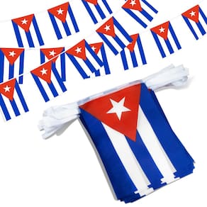 Bandeira de cordas, flâmula, bandeiras, Anley, Cuba, 10 de outubro