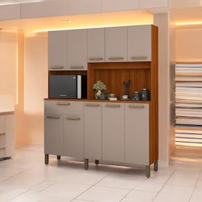Cozinha Elegante 10 Portas Oslo Cinamomo E Connect