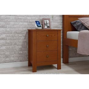 Mesa Cabeceira Maggiore Com 3 Gavetas Frassino Lopas